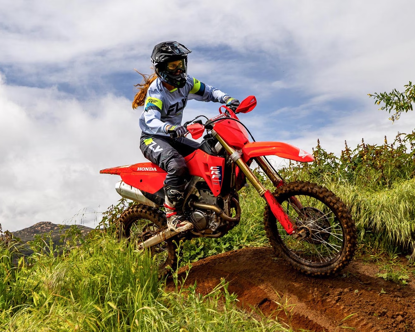 a honda crf motorbike